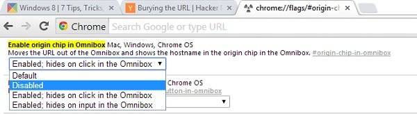 google chrome hide address bar for mac